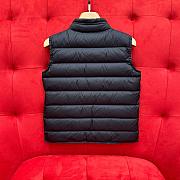 Okify Moncler Longue Saison Black Down Gilet 100-180cm - 2