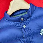 Okify Moncler Longue Saison Blue Down Gilet 100-180cm - 4