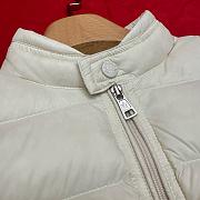 Okify Moncler Longue Saison White Down Gilet 100-180cm - 3