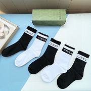 Okify Gucci Set 5 pairs of socks 19004 - 4