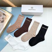 Okify Balenciaga Set 5 pairs of socks 19006 - 2