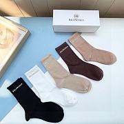 Okify Balenciaga Set 5 pairs of socks 19006 - 4