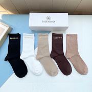 Okify Balenciaga Set 5 pairs of socks 19006 - 1