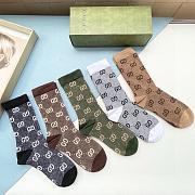 Okify Gucci Set 5 pairs of socks 19007 - 2