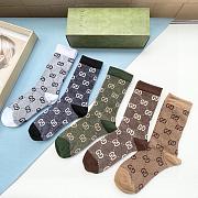 Okify Gucci Set 5 pairs of socks 19007 - 3