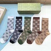 Okify Gucci Set 5 pairs of socks 19007 - 1