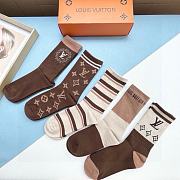 Okify Louis Vuitton Set 5 pairs of socks 19008 - 4