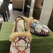 Okify Gucci Princetown Faux Fur Loafers for kids in multicolor EU24-35 - 4