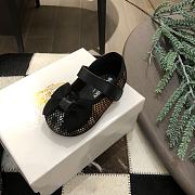 Okify Burberry Plaid and Mesh Black Shoes for kids EU 14-25 - 2