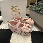 Okify Burberry Plaid and Mesh Pink Shoes for kids EU 14-25 - 2