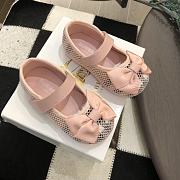 Okify Burberry Plaid and Mesh Pink Shoes for kids EU 14-25 - 1