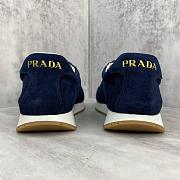 Okify Prada Dark Blue Loafer Shoes  - 2