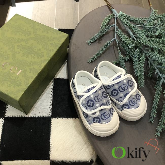 Okify Gucci Blue Shoes for kids EU20-25 - 1