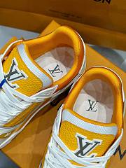 Okify Louis Vuitton Limited Edition Retro Yellow Basketball Sneakers EU35-45 - 4