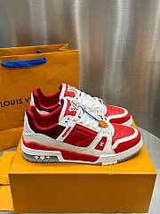 Okify Louis Vuitton Limited Edition Retro Red Basketball Sneakers EU35-45 - 1