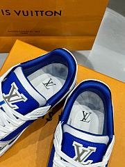 Okify Louis Vuitton Limited Edition Retro Dark Blue Basketball Sneakers EU35-45 - 2