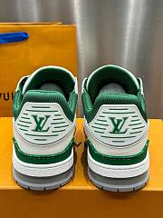 Okify Louis Vuitton Limited Edition Retro Dark Green Basketball Sneakers EU35-45 - 2