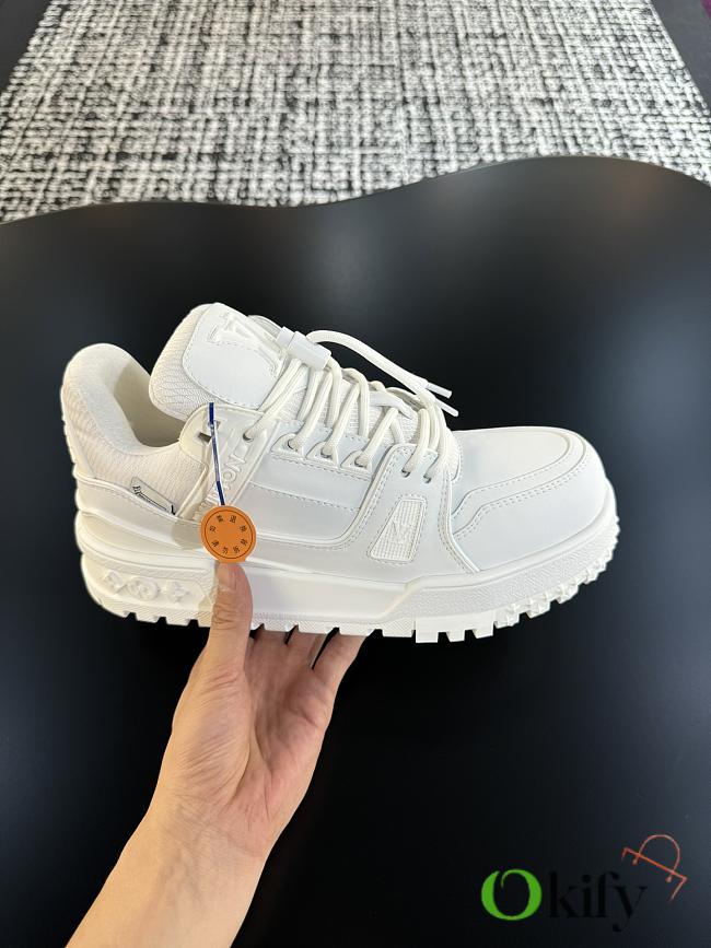 Okify Louis Vuitton Full White Sneakers EU35-45 - 1