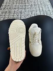 Okify Louis Vuitton White and Light Brown Sneakers EU35-45 - 4