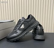 Okify Prada Black Prax 01 Leather Sneakers - 4