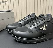 Okify Prada Black Prax 01 Leather Sneakers - 2