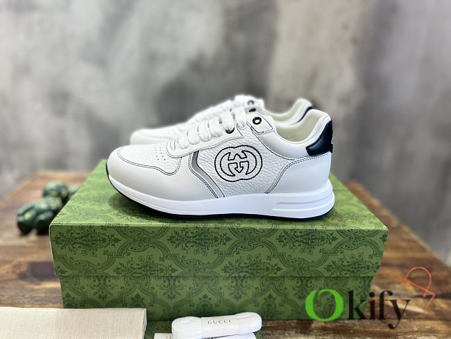 Okify Gucci Black and White Sneakers for men EU38-45 19039 - 1