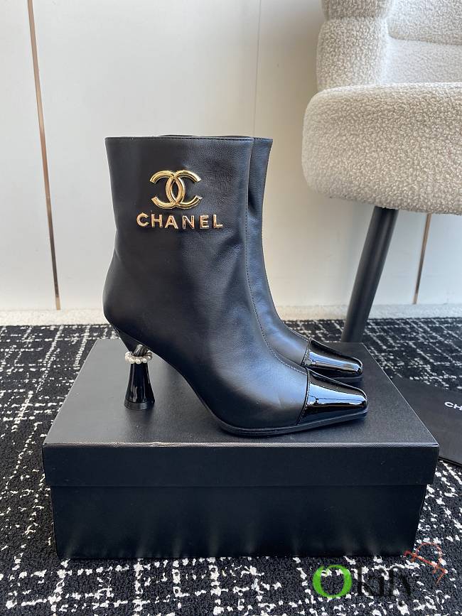 Okify Chanel Black Stiletto Boots EU35-42 - 1