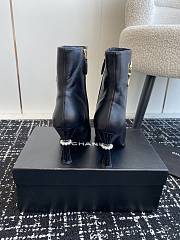 Okify Chanel Black Stiletto Boots EU35-42 - 5