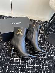 Okify Chanel Black Stiletto Boots EU35-42 - 4