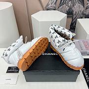 Okify Chanel White Down Boots EU35-42 - 4