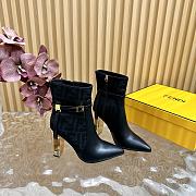 Okify Fendi hollow thick heel ankle boots in black EU35-42 - 1