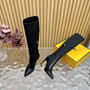 Okify Fendi hollow thick heel high boots in black EU35-42 - 4