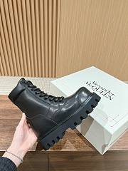 Okify Alexander McQueen Martin Black Low Boots EU35-44 - 4