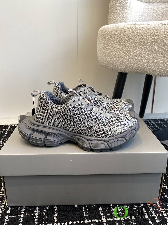 Okify Balenciaga Gray Grey Mesh Sneakers EU35-45 - 1