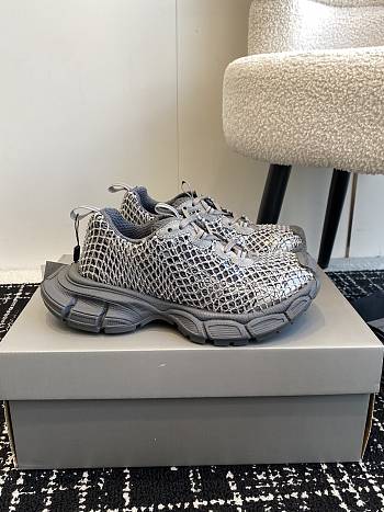 Okify Balenciaga Gray Grey Mesh Sneakers EU35-45