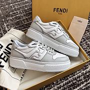 Okify Fendi Thick Sole Grey Gray Sneakers EU35-40 - 1