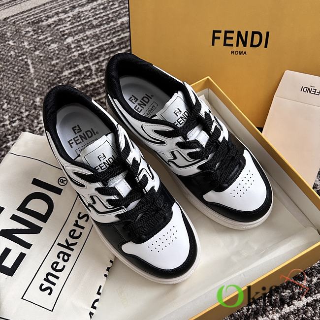 Okify Fendi Thick Sole Black Sneakers EU35-40 - 1