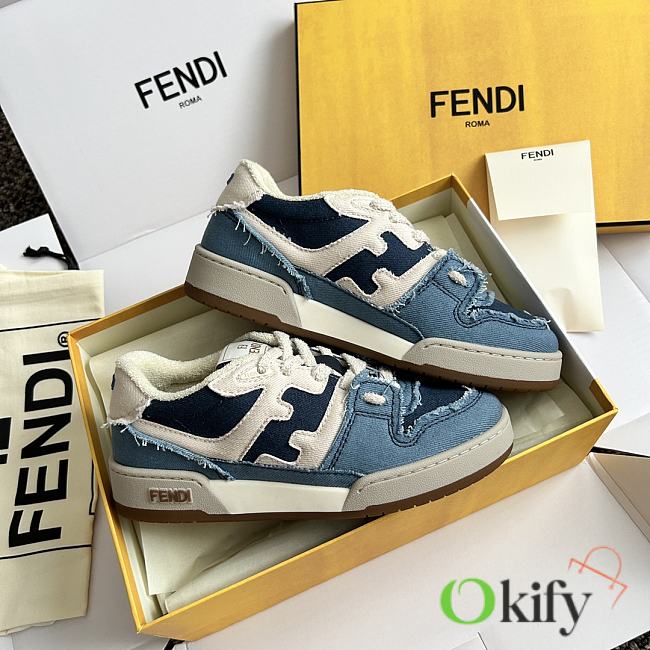 Okify Fendi Denim Sneakers EU35-44 - 1