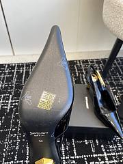 Okify YSL Black Calf Patent Leather Slingback EU35-42 - 5