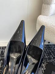 Okify YSL Black Calf Patent Leather Slingback EU35-42 - 4