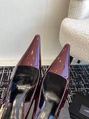 Okify YSL Red Calf Patent Leather Slingback EU35-42 - 2