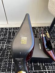 Okify YSL Red Calf Patent Leather Slingback EU35-42 - 3