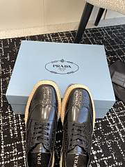 Okify Prada thick sole black brogue platform shoes EU35-40 - 2