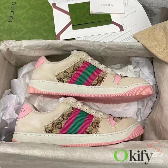 Okify Gucci Pink Sneakers  - 1