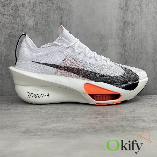 Okify Nike Air Zoom Alphafly NEXT% 3 Running Shoes in White and Orange EU36-46 - 1