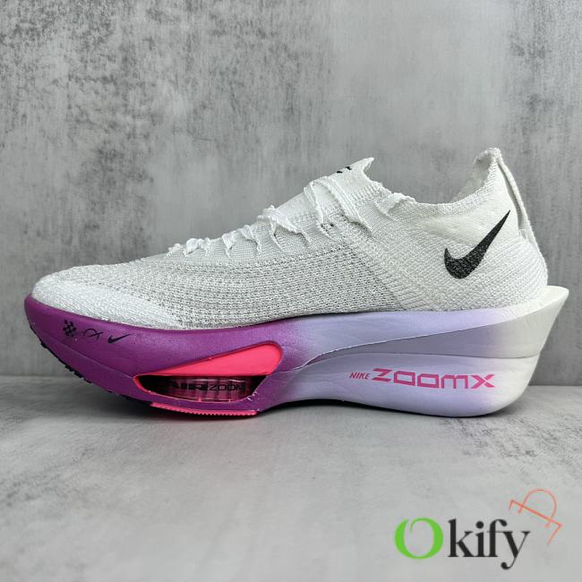 Okify Nike Air Zoom Alphafly NEXT% 3 Running Shoes in Purple and Pink EU36-46 - 1