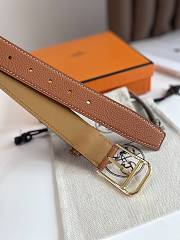 Okify Hermes Romain 35 Belt in brown 35mm 19123 - 3