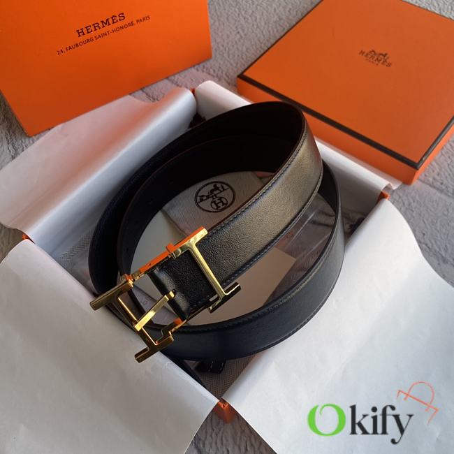 Okify Hermes Black Belt 38mm 19126 - 1