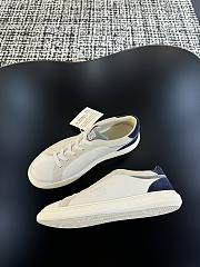 Okify Givenchy G Set sneakers in leather and suede in white and blue  - 4