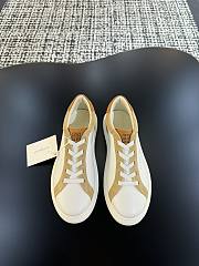 Okify Givenchy G Set sneakers in leather and suede in white and light brown - 4